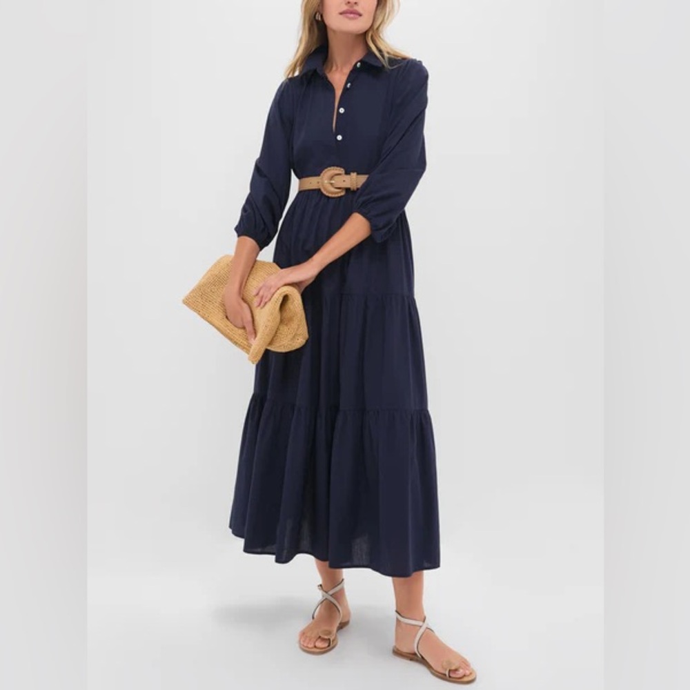 Tuckernuck Dark Blue Maxi Dress